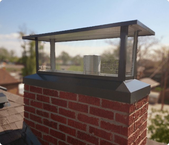 Chimney rain cap installation