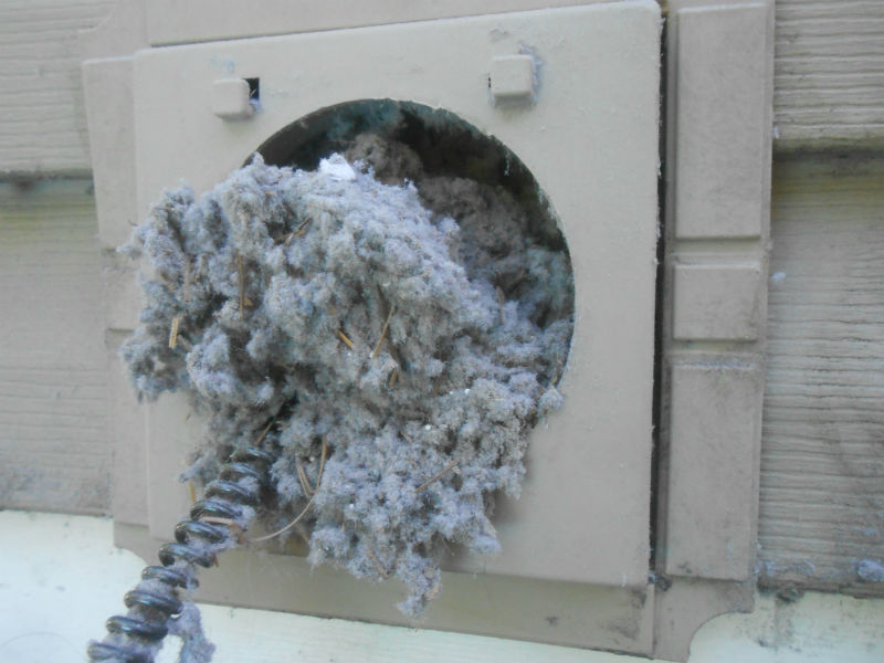 dryer vent clogged