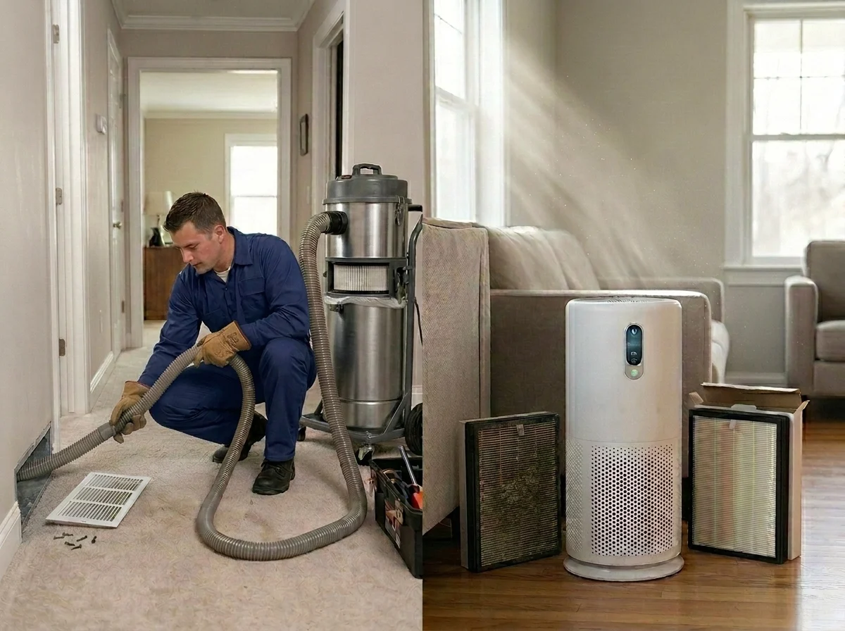 Air Duct Cleaning vs Air Purifier